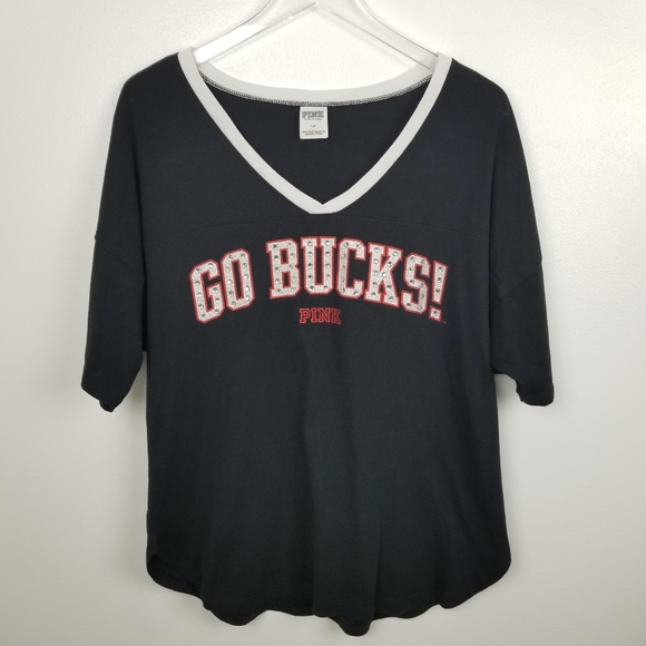 Victoria Secret PINK OSU Go Bucks! Shirt, Large